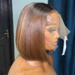Executive Bob in Caramel Latte- Straight